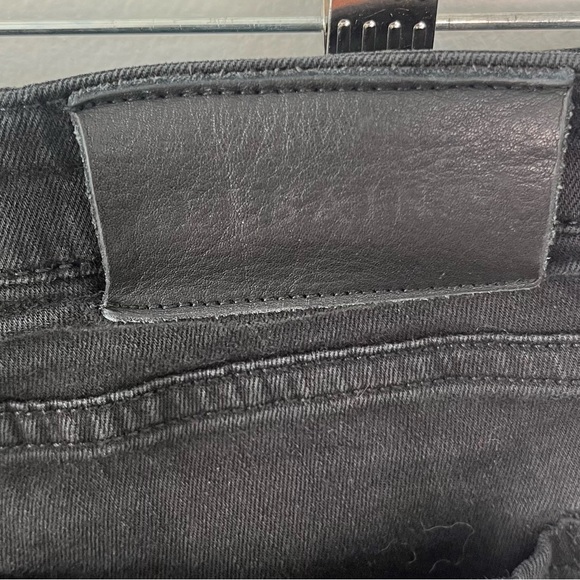 All Saints Jeans Women's 31 Black Mast Skinny Denim  Black Size 31x28 - Picture 8 of 10